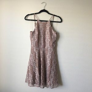 Lace Fit and Flare Dress